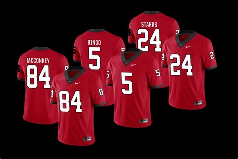 georgia bulldogs nike pick-a-player nil replica football jersey - red|Men's Nike Red Georgia Bulldogs Pick.